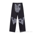 Men's Casual Pants Retro Printing Processing Custom